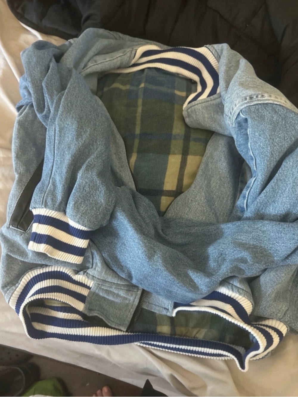 Denim Bomber Jacket
